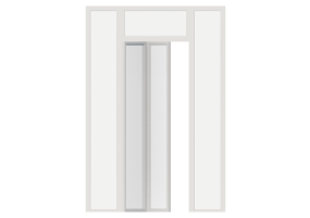 3D Fixtures - Modern P[R] 1AL[2GP]+2SDLGT+1OVPAN