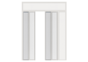 Esquadria 3D - Moderna P[R] 2AL_SIM[2V]+1BANDLAT+1BAND