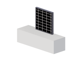 Gradil 3D - Boca de lobo [GMH] (09)