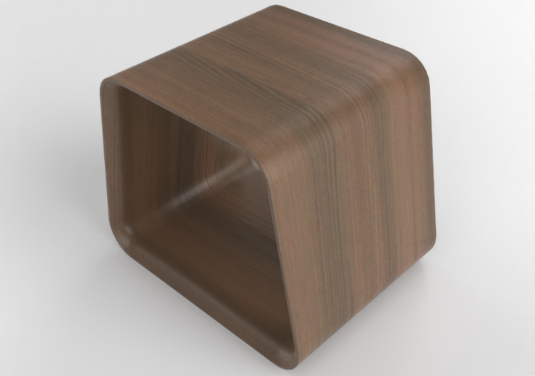 3D Chairs - Wooden stool - Artzzi - Visage - ACCA software