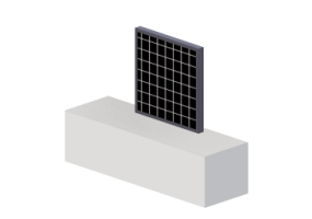 Gradil 3D - Boca de lobo [GM] (10)