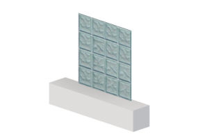 Vetrocemento 3D - Bocca di lupo [R] VC Chiaro