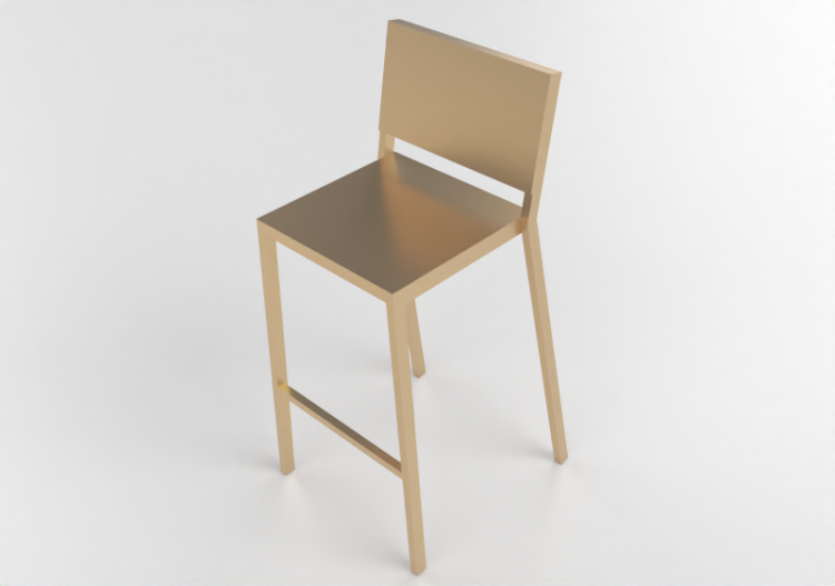 3D Stühle - Hocker aus Metall - Artzzi - Clean - ACCA...