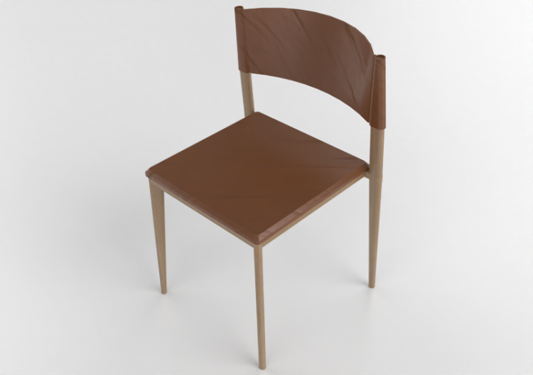 Cadeira 3D - Cadeira de madeira - Artzzi - Ale - ACCA...