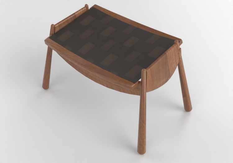 3D Chairs - Wooden stool - Artzzi - Leme - ACCA software