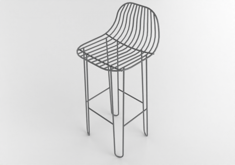 Sedie 3D - Sgabello in metallo - Artzzi - Smart - ACCA...