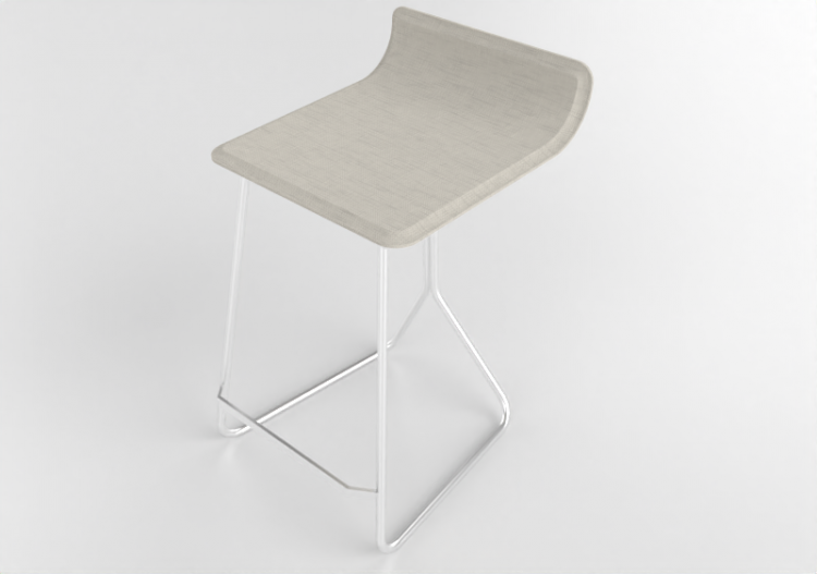 3D Chairs - Fabric stool - Artzzi - Drops - ACCA software