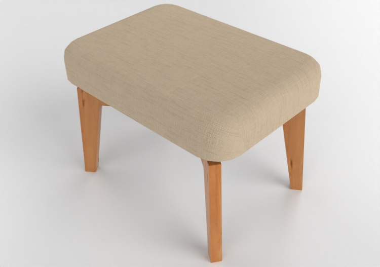 3D Chairs - Fabric stool - Artzzi - Bac - ACCA software