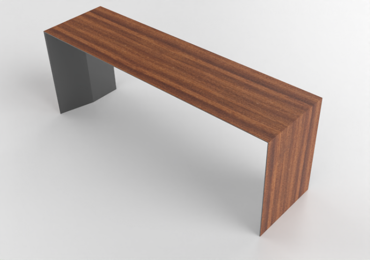 3D Furniture - Wooden Sideboard cabinet - Artzzi - Long -...