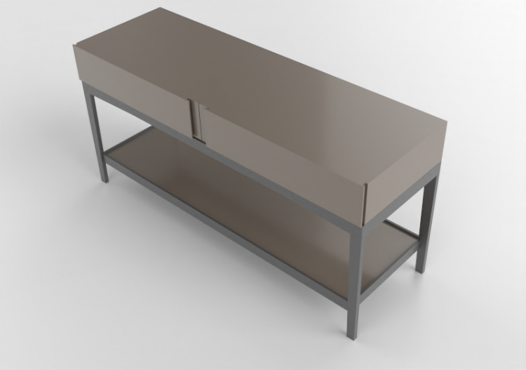 3D Möbel - Credenza in legno laccato - Artzzi - Iris - ACCA...