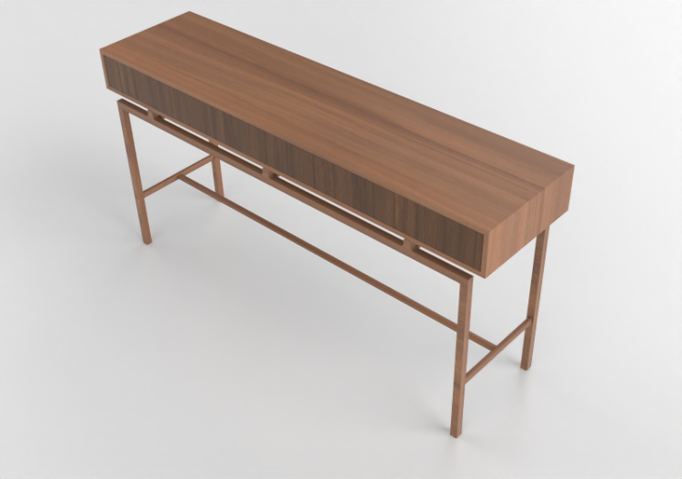 3D Furniture - Wooden Sideboard cabinet - Artzzi - Chevron...