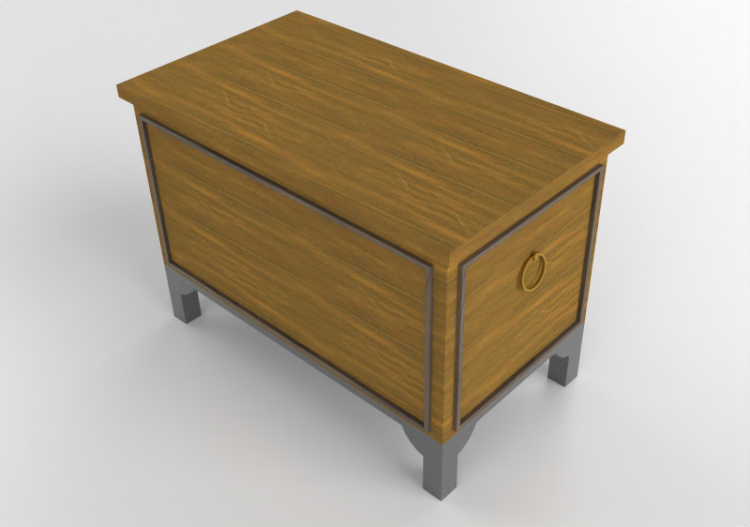 Accessori 3D - Baule in legno - Artzzi - Tay - ACCA...
