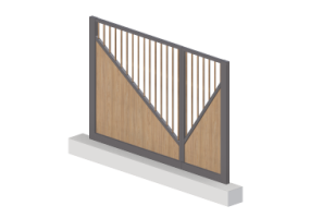 Cancello 3D - Cancello [R] 2AB_ASIM[PDGV]
