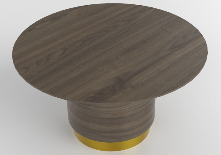 Mesas 3D - Mesa de centro de madeira - Artzzi - Tub - ACCA...