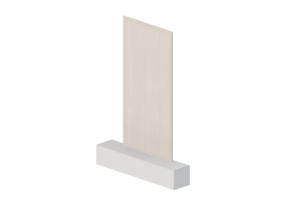 3D Panel - Panel [R] White Pine