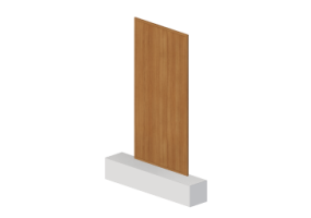 Panneau 3D - Panneau [R] Teck