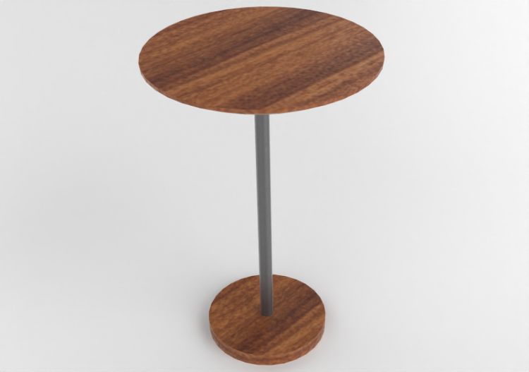 3D Tisch - Couchtisch auf Holz - Slim - ACCA software