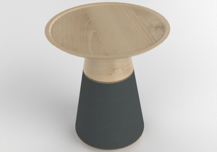 3D Tisch - Couchtisch auf Holz - Lumi - ACCA software