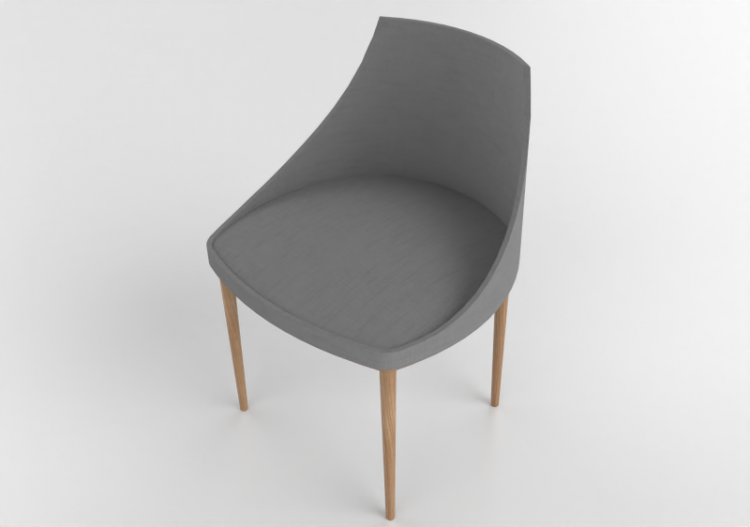 3D Chairs - Fabric chair - Artzzi - Bloo - ACCA software