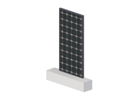 Monocrystalline panel