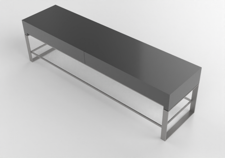 3D Bookshelves and Containers - Lacquered Wood shelf system...