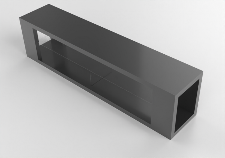 3D Bookshelves and Containers - Lacquered Wood shelf system...
