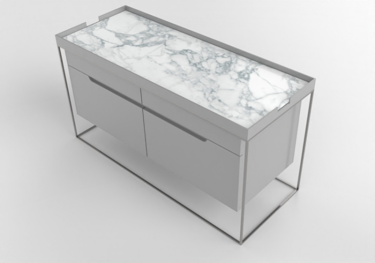 Armários 3D - Comò in legno laccato - Artzzi - Vogue - ACCA...