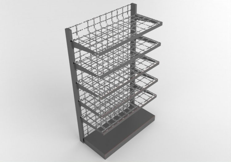 3D Aussteller - SCAFFALE A FILO DA 100 DEF - ACCA software