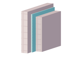 MPI05 - Stone masonry with insulated air gap