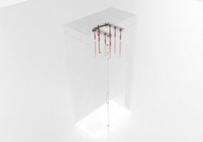 Accessoires 3D - cella con guidovia