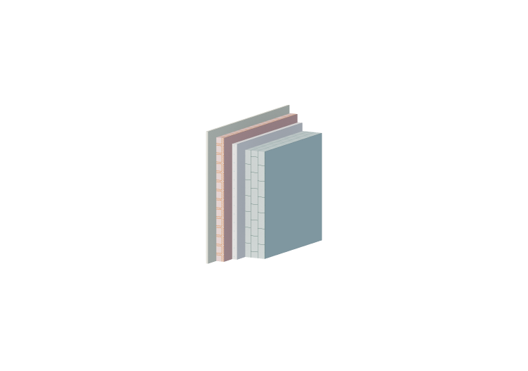 MCO04 - Cavity wall composed of concrete blocks - ACCA... MCO04 - Cavity wall composed of concrete blocks - ACCA...