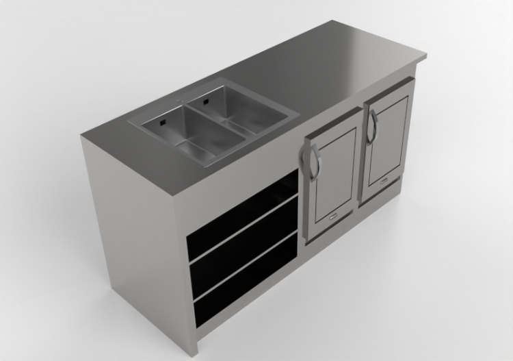 Banconi 3D - Banco con lavello - ACCA software