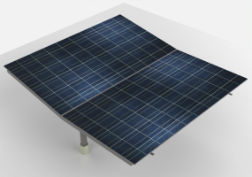 3D-Photovoltaik - Módulos fotovoltaicos con brazoso - 1324 mm x 982 mm