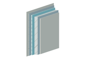 MPF03 - Paroi prefabriqu&eacute; b&eacute;ton isol&eacute;
