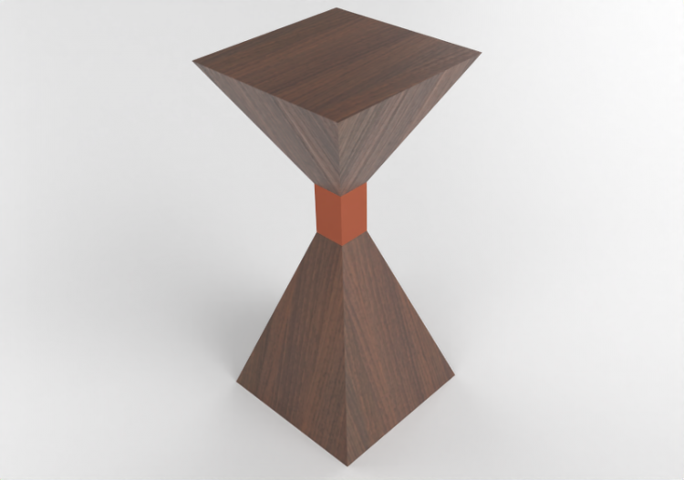 Mesas 3D - Mesita de madera lacada - Artzzi - Alter - ACCA...