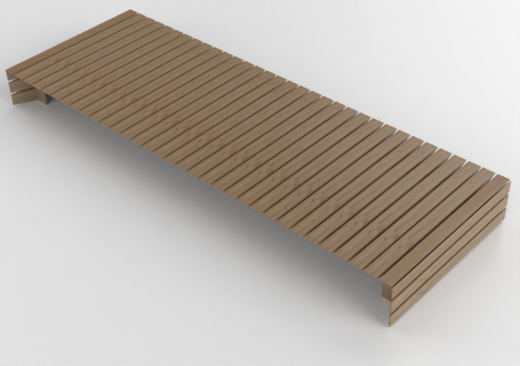 Mesas 3D - Mesita de madera - Artzzi - Quadrada - ACCA...