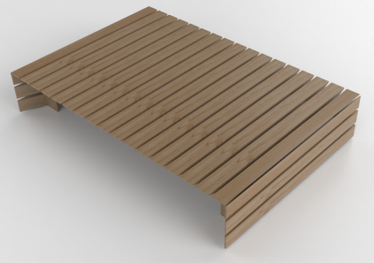 3D Tables - Wooden Table - Artzzi - Quadrada - ACCA...
