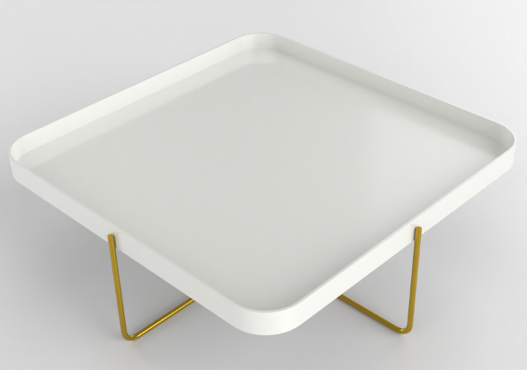 3D Tisch - Couchtisch aus lackiertem Holz - Artzzi -...