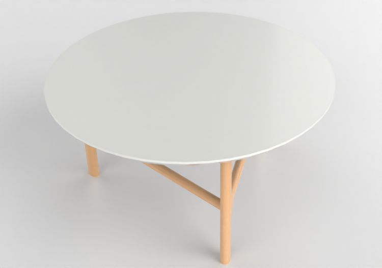 Tables 3D - Petite table en bois laqué - Artzzi - Bergen -...