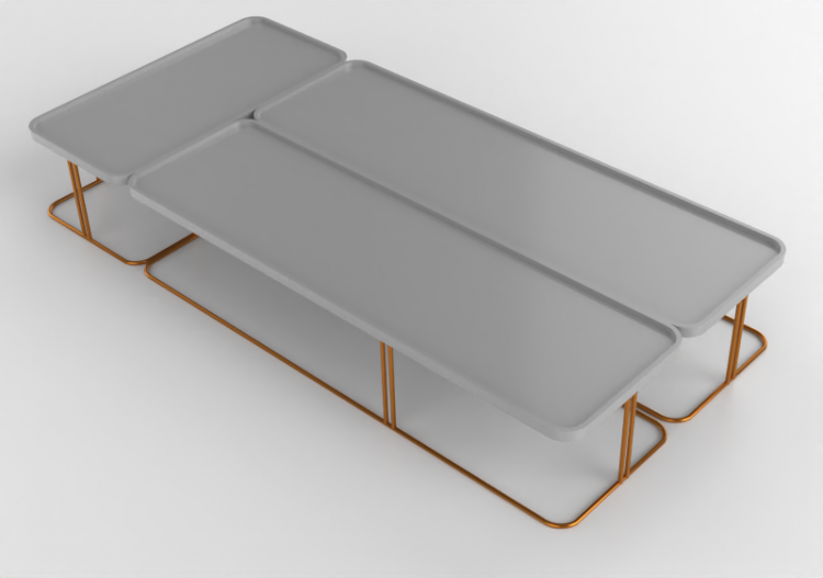 3D Tables - Lacquered Wooden Table - Artzzi - Olivia - ACCA...