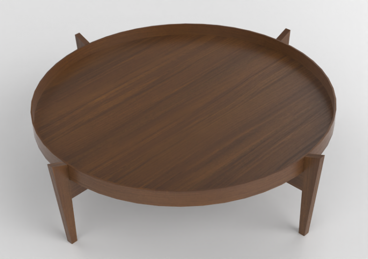 3D Tisch - Couchtisch aus Holz - Artzzi - Michigan - ACCA...
