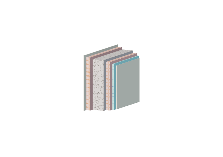 Maçonnerie fourrée isolée - ACCA software Maçonnerie fourrée isolée - ACCA software