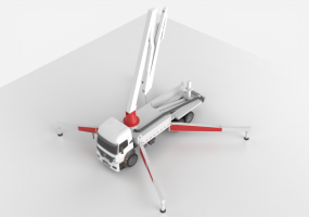 Machines de chantier 3D - Betoniera gru