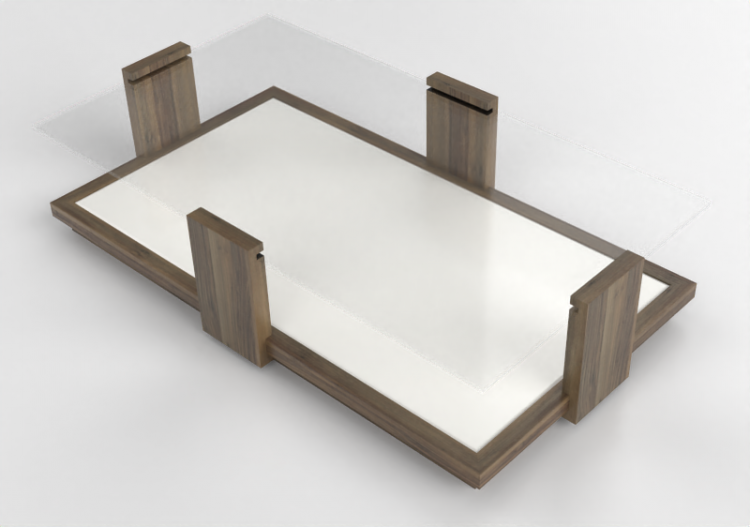 3D Tables - Wooden coffee table - Artzzi - Nat - ACCA...