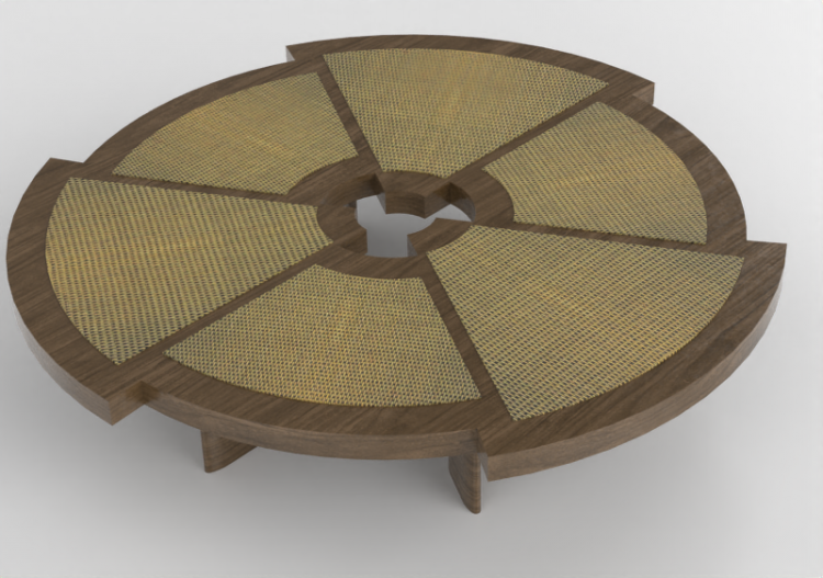 3D Tables - Wooden coffee table - Artzzi - R2D2 - ACCA...