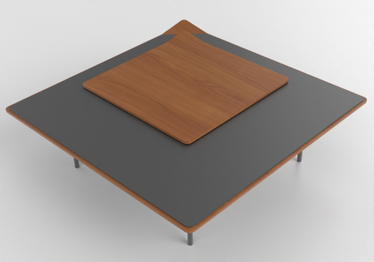 3D Tables - Wooden coffee table - Artzzi - Tangram - ACCA...