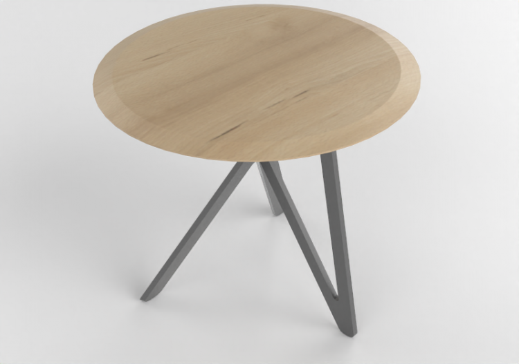 Mesas 3D - Mesita de madera - Artzzi - Art - ACCA software