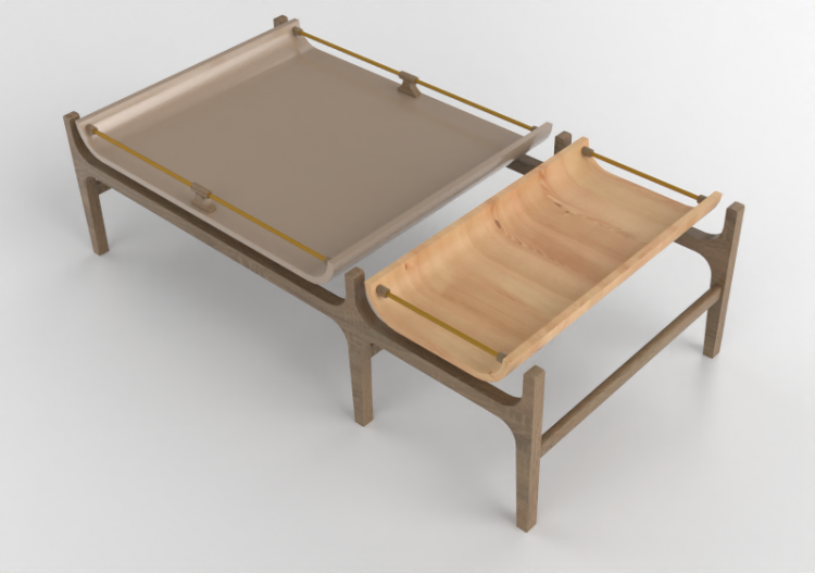 3D Tables - Wooden coffee table - Artzzi - Ribeiro - ACCA...