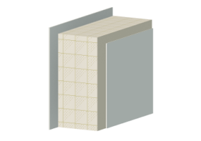 Muratura in blocchi di tufo