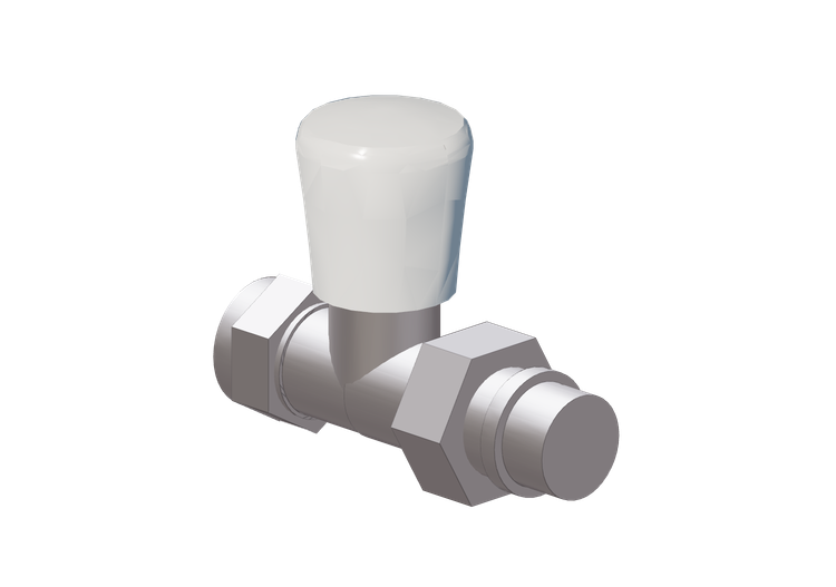 Vanne thermostatisable droite DN 15 (1/2") - Caleffi Vanne thermostatisable droite DN 15 (1/2") - Caleffi